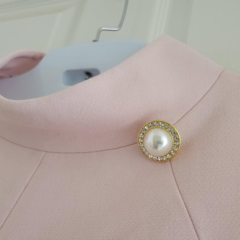 ✨️HP✨️Harper Rose | EUC Classic Cute Mod Pastel Pink Cap Sleeve Dress (SIZE 2) - Picture 8 of 12